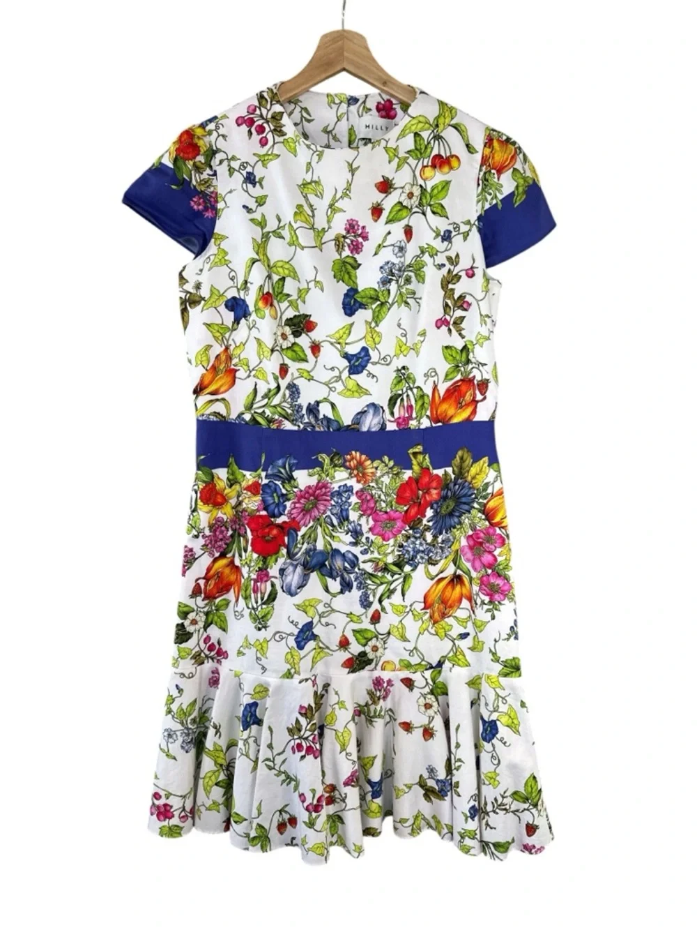 MILLY Karissa Floral print Cotton Dress - Picture 3 of 11